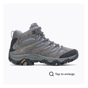 Merrell Women’s Gray Hiking Boots. Moab Mid 3. Size 8.5